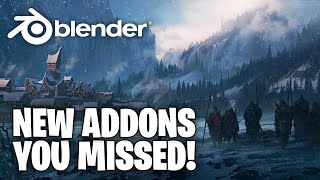 New Blender Addons You Probably Missed [upl. by Nitsrik]