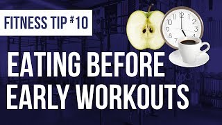 Fitness Mastery Tip 10 What To Eat Before Early Morning Workouts [upl. by Allie]