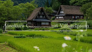 Ainokura Gasshozukuri Village in Japan 相倉合掌 [upl. by Dnalon]