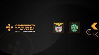 Hóquei em Patins  202122  CN 1ªD  PlayOff MeiaFinal 4  SL Benfica x Sporting CP [upl. by Corso]