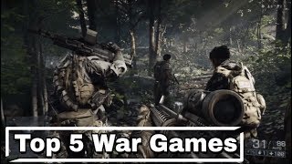 Top 5 Best Realistic War Games For Android [upl. by Sholom397]