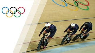 Rio Replay Mens Cycling Track Team Sprint Final [upl. by Yltneb]