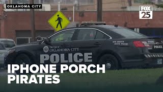 Oklahoma City and Edmond police arrest eight in elaborate iPhone porch theft scheme [upl. by Led]