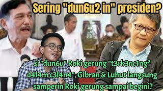 SIDUN9U🔴ROCKI GERUNG MAKIN DUN9U K3T4KUT4N SAAT DIDATANGI GIBRAN DAN LUHUT [upl. by Harshman]