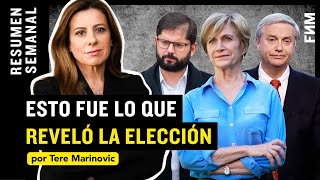 Esto fue lo que REVELÓ LA ELECCIÓN  por Tere Marinovic [upl. by Nollid777]