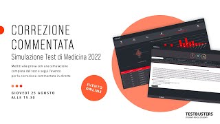 Correzione Simulazione Test di Medicina 2022 [upl. by Anha]