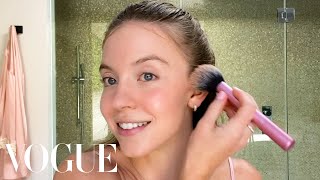 Euphorias Sydney Sweeney’s Guide to Sensitive Skin Care and Soft Glam  Beauty Secrets  Vogue [upl. by Kalagher]