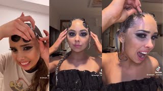 asmr taking out my ballroom hair  tiktok compilation [upl. by Giselbert]