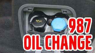 Porsche 987 Oil Change [upl. by Wardieu515]