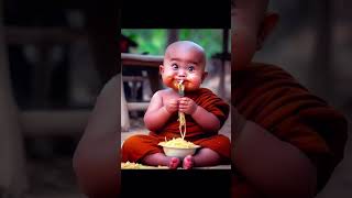 Aha tamater bade mazedar 🍂🌺🫰🏻🌺viralvideo baby babymonk cute cutemonk cutebaby trending viral [upl. by Shirline769]