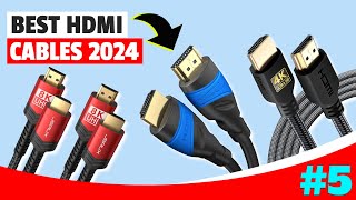 Best HDMI Cable In 2024  Top 5 HDMI Cables Review [upl. by Haziza]