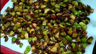 Kacang Koro Goreng Renyah  Crunchy Canavalia Nuts  Ryuniq tv [upl. by Mines]