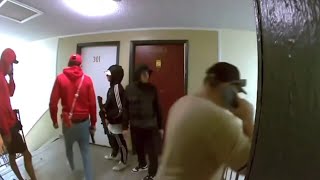 Armed Venezuelan Gang Storms Building amp Takes Over [upl. by Fiester152]