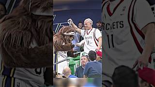 Utah jazz Mascot is a MENACE 😳 shorts [upl. by Grochow]