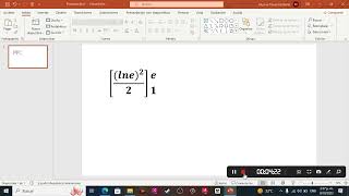 Como poner exponentes y fracciones en PowerPoint como poner límites de evaluación en PowerPoint [upl. by Marilla624]