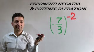 Potenze con esponente negativo e di numeri frazionari [upl. by Lyn]