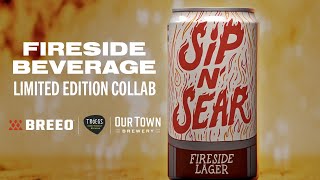 Sip n Sear Fireside Lager  A Collaboration with Breeo Troegs and Our Town Brewery [upl. by Rhynd]