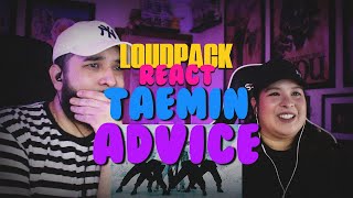 TAEMIN 태민 Advice REACTION TAEMINREACTION KPOPREACTION [upl. by Lothario]