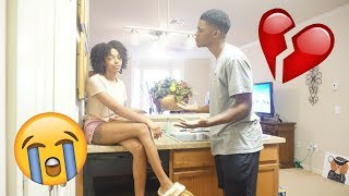 BREAKUP PRANK ON BOYFRIEND HE CRIES [upl. by Norvall]