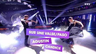 DALS S08  Agustin Galiana et Candice Pascal dansent un Paso Doble sur quotLEnviequot de Johnny Hallyday [upl. by Inimod]