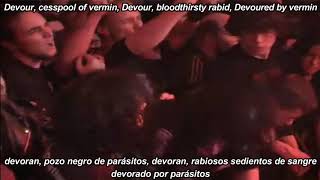 Cannibal Corpse Devoured by Vermin LIVE subtitulada en español Lyrics [upl. by Egief]