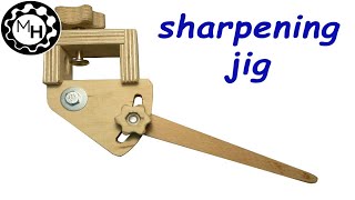 Homemade sharpening jig for woodturning tools free plans [upl. by Abeu]