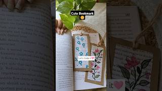 DIY bookmark making🌼shortsviralshortsyoutubeshortsyoutubefeeddiy [upl. by Ashling958]