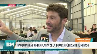 Inauguración de la 1era planta de la Empresa Pública de Alimentos  Juan Monteverde en RTS [upl. by Anilorac573]