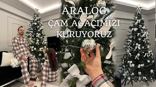 ARALOG  ÇAM AĞACIMIZI SÜSLÜYORUZ 🎄 SALONUMUZU YILBAŞINA HAZIRLAYALIM  VLOGMAS [upl. by Artaed477]