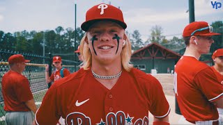 MAX CLARK JOINS THE SQUAD  Phillies Scout Team WWBA [upl. by Edrahc164]