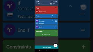 How to use Macrodroid 3  Action Blocks and Ifelse clause [upl. by Quigley]