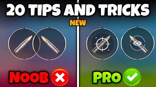 20 TIPS amp TRICKS THAT WILL MAKE YOU PRO  BGMIPUBG MOBILE  MEW2 [upl. by Rettuc]