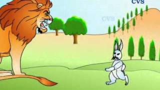 Panchatantra Hindi Stories  Lion and Rat [upl. by Leveridge]