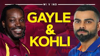 Chris Gayle and Virat Kohli GO BIG  Cricket Batting Superstars  West Indies v India [upl. by Alatea]