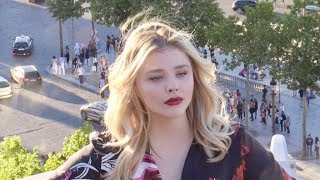 Chloe Moretz on the Publicis rooftop 2018 Champs Elysees film festival in Paris [upl. by Bud50]