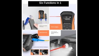 Optical Power meter cable tester tracker 6in1 functions [upl. by Aleina409]