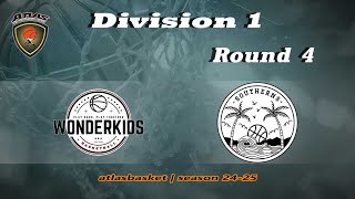 Atlasbasket  Div 1Round 4  WONDER KIDS vs SOUTHERNS [upl. by Yttel]