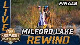 2023 Bassmaster College LIVE at Milford Lake  Finals [upl. by Renrew]