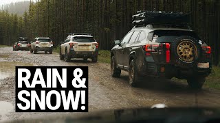 5 Subaru Wildernesses Brave the Rain for Spring Camping Adventure [upl. by Arvind512]