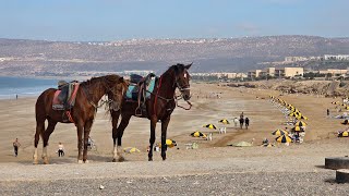 اليوم مشيت لشاطئ ايموران وتمراغت بأكادير مرحبا بكم [upl. by Kermie]