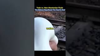 Train vs NonNewtonian Fluid The Science Experiment You Need to See [upl. by Hareehat]