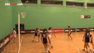 Netball Skills Defending A Shot And Rebounds [upl. by Kirstin]