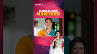 Aadhi Gunasekaran ah kalaaikura ore aal namma Nandhini dhan😂😂  shorts  Sun TV [upl. by Eserrehs]