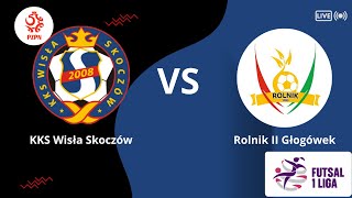 1 LIGA FUTSALU KOBIET  KKS Wisła Skoczów VS Rolnik II Głogówek  LIVE [upl. by Gilba33]