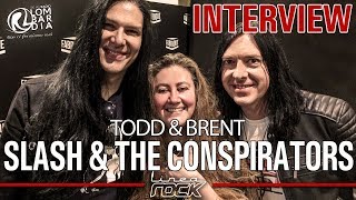 SLASH amp THE CONSPIRATORS SMKC  Todd amp Brent interview Linea Rock 2019 by Barbara Caserta [upl. by Dammahum64]