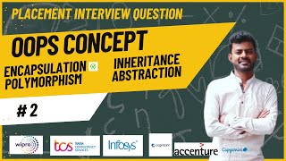 OOPs Concept  Encapsulation  Interview Question  Java  Infosys  Accenture  Wipro  TCS [upl. by Iznik905]