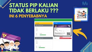 KIP 2023  STATUS PIP TIDAK TERDAFTAR APA BISA IKUT PPDB INI 6 PENYEBABNYA [upl. by Clarisse]