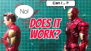 Does Marvel Legends Infinity Saga Iron Man Heads Fit ZD Toys [upl. by Coleman738]