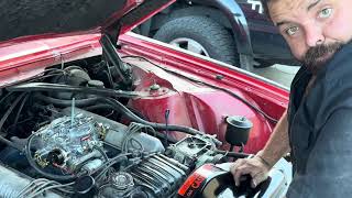 Van’s 1962 Ford Thunderbird  Install of 1406 Edelbrock Carb amp Pertronix 1281 Ignitor 1st start up [upl. by Drabeck]