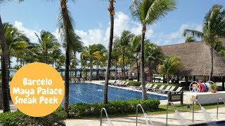 Barcelo Maya Palace Family All Inclusive Riviera Maya Resort Tour [upl. by Eilyak711]